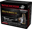 WINCHESTER SUPREME 9MM LUGER+P 147GR PDX1 DEF 20RD 10BX/CS AS9MMPDB2