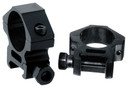 UTG RINGS 1" LOW PROFILE</br>MATTE BLACK PICATINNY/WEAVER RGWM25L2