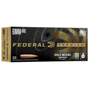 Federal Gold Medal Berger Rifle Ammunition 6mm ARC 108gr OTM 2950 fps 20/ct FAGM6ARCBT1