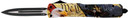 TEMPLAR KNIFE SLIM OTF EAGLE</br>3.1" BLACK DAGGER MEG131