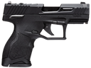 Taurus 1TX2213110 TX22C  Compact 22 LR 10+1 3.60" Matte Black Steel Barrel, Black Hard Coat Anodized Serrated Aluminum Slide, Black Polymer Frame w/Picatinny Rail Black Polymer Grips 150719