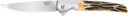 BEAR & SON 21 PATTERN 3.38" D2STAG BONE RANCHER LINER LOCK 521B