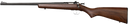 Crickett KSA2238LH My First Rifle Gen2 22 S/L/LR Single Shot 16.10" Stainless Steel Barrel & Receiver, American Walnut Fixed Stock, EZ Loader, Left Hand 167581