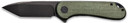 CIVIVI KNIFE ELEMENTUM 2.96"GREEN MICARTA/BLACK D2 CLAM PK C907TECP