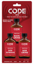 CODE RED DEER LURE BUCKS-N-</br>DOES TRIPLE PACK 2FL OZ/EA OA1326