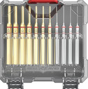REAL AVID ACCU-PUNCH SET BRASS11 PIECE STANDARD PIN PUNCH AVAPKB