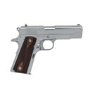 SDS Imports Tisas 1911 A1 Desperado 9/38 Handgun 9mm Luger 9rd Magazines (2) 4.25" Barrel Silver with Brown Grip SD10100112