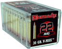 HORNADY 22WMR 30GR V-MAX2200FPS 50RD 40BX/CS AHDY83202