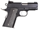 Magnum Research DE1911U 1911U  45 ACP 6+1, 3" Black Steel Bull Barrel, Matte Black Serrated Carbon Steel Slide, Black Anodized Aluminum Frame w/Beavertail, Black/Gray G10 Grip, Grip Safety, Right Hand 90796