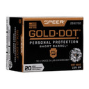 357 MAGNUM 135GR GOLD DOT HOLLOW POINT SHORT BBL 20/BOX 105001233