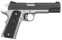 Colt Mfg O2020XETT 1911 Delta Elite 10mm Auto Caliber with 5" Barrel, 8+1 Capacity, Stainless Steel Finish Frame, Serrated Black Carbon Steel Slide & Black Polymer with Integrated Delta Medallion Grip 42750