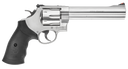 Smith & Wesson 163638 Model 629 Classic 44 Rem Mag or 44 S&W Spl Stainless Steel 6.50" Barrel & 6rd Cylinder, Satin Stainless Steel N-Frame, Red Ramp Front/White Outline Rear Sights 26275
