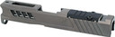 TRUE PRECISION SLIDE W/RMS CUT& PLATE STEALTH GREY FOR G43 TPG43SARMS