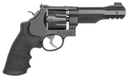Smith & Wesson 170292 M&P Performance Center R8 357 Mag Or 38 S&W Spl +P 5" Black Barrel With Picatinny Acc. Rail, 8rd Black Cylinder, Black  Scandium Alloy N-Frame, Synthetic Grip 39982
