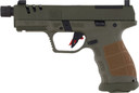 SAR USA SAR9 COMPACT SOCOM 9MM</br>4.7" BBL 15/21 RD MAG SF GREEN GSARCSOCOMOD