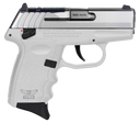 SCCY Industries CPX4TTWTRDRG3 CPX-4 RD 380 ACP 10+1 2.96" White Polymer/Serrated Stainless Steel Slide/Finger Grooved White Polymer Grip 144667