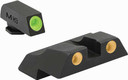 MEPROLIGHT NIGHT SIGHT FIXED</br>SET GREEN/ORG FOR MOST GLOCKS ML10224O MEPROLIGHT NIGHT SIGHT FIXED</br>SET GREEN/ORG FOR MOST GLOCKS ML10224O