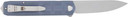 COBRATEC KUZIO FOLDER 3.12"GRAY G10 D2 BLADE! CTKUZIOGRYDNS