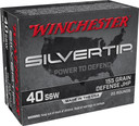 WINCHESTER SILVERTIP 40 SW</br>155GR HP 20RD 10BX/CS AW40SWST