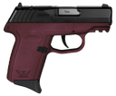 SCCY Industries CPX2CBCRRDRG3 CPX-2 Gen3 RD 9mm Luger 10+1 3.10" Crimson Red Polymer w/Picatinny Rail Serrated Black Nitride SS Slide Crimson Red Polymer Grip 144619