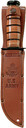 KA-BAR FIGHTING/UTILITY KNIFE</br>7" W/LEATHER SHEATH US ARMY K1220