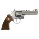 Colt Python Handgun .357 Mag 6rd Capacity 5" Barrel Stainless Finish Walnut Target Wood Grips CA Compliant CXPYTHONSP5WTS