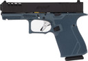 GLFA 19 STRIKER 9MM 4" 15 SHOTBLACK SLIDE TITANIUM FRAME GL19BLU