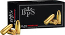 BPS 9MM 124GR FMJ 50RD20BX/CS BRASS CASE ABPS9MM124FMJ