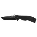 Kershaw CQC- 8K Folding Knife 3-1/2" American Tanto Blade Black KW6044TBLK