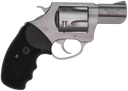 Charter Arms 73520 Mag Pug  Large 357 Mag, 5 Shot 2.20" Matte Stainless Steel Ported Barrel, Matte Stainless Steel Cylinder & Frame w/Black Finger Grooved Rubber Grip 38064