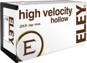 ELEY HIGH VELOCITY 22LR 38GRHP 50RD 100BX/CS AE05200