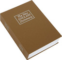 BULLDOG DIVERSION BOOK SAFEBROWN 3 WHEEL COMBINATION LOCK BD1182
