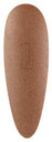 HOGUE RECOIL PAD EZ GRINDMEDIUM BROWN 00721H
