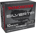 WINCHESTER SILVERTIP 10MM185GR JHP 20RD 10BX/CS AW10MMST
