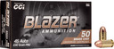 CCI BLAZER BRASS 45 ACP 230GRFMJ 50RD 20BX/CS A5230