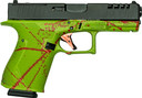 GLFA 19 STRIKER 9MM 4" 15 SHOTBLK SLIDE SPLATER ZOMBIE FRAME GL19SZOM
