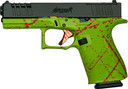 GLFA 19 STRIKER 9MM 4" 15 SHOTBLK SLIDE SPLATER ZOMBIE FRAME GL19SZOM