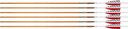 EASTON ARROW 6.5 CARBON LEGACY500 4" FEATHER LEFT HELI. 6PK E029763