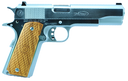 TriStar 85605 American Classic Government 1911 9mm Luger 10+1 5" Stainless Steel Barrel, Chrome Serrated Steel Slide, Chrome Steel Frame w/Beavertail, Wood Grip 140968