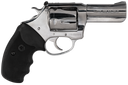 Charter Arms 73539 Mag Pug  Large 357 Mag, 5 Shot 3" High Polished Stainless Steel Barrel, Cylinder & Frame w/Black Finger Grooved Rubber Grip 108934