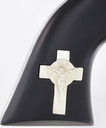 CIMARRON HOLY SMOKER 45LC FS4.75" WHITE/SILVER CROSS BLACK GPP310WSCI01BG