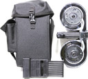IVER JOHNSON MAGAZINE AR15223 100RD DRUM BLK/CLEAR POLY MAGAR15100C