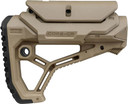 F.A.B. DEFENSE BUTTSTOCK AR-15/M4 FDE ADJ CHEEK PIECE FXGLCORECPT