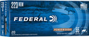FEDERAL POWER-SHOK 223 REM55GR SP 20RD 10BX/CS A223AF