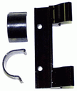 WEAVER DETACHABLE SIDE MOUNTBRACKET W/1" HIGH RINGS BLACK 49350
