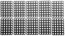 Magpul MAG1501-BLK DAKA Grid Organizer Black Polypropylene 176301