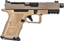ZEV OZ9c ELITE PISTOL COMPACT</br>FDE SLIDE THREADED BARREL 9MM
