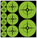 B/C TARGET SPOTS ASSORTMENTGREEN 1"-60/2"-30/3"-20 33938