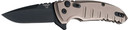 HOGUE X1 MICROFLIP 2.75" FOLDRDROP PT BLK BLADE ALUMINM FDE! 24177H