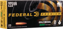 FEDERAL GOLD MEDAL 6.5 CM140GR MATCHKING 20RD 10BX/CS AGM65CRD1